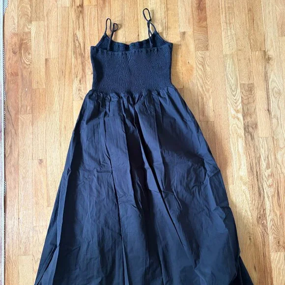 DISSH Milano Black Cotton Midi Dress (6) - Picture 3 of 4